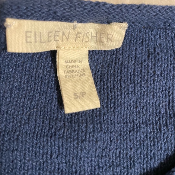 Eileen Fisher Crew Neck Boxy Pullover - Picture 4 of 6